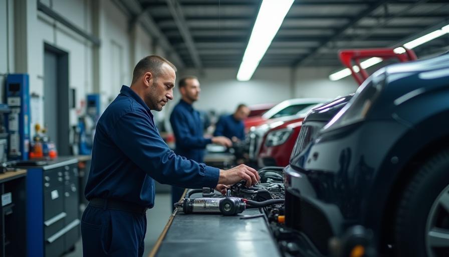 Mechanics at Turkey Car Repair workshop providing service